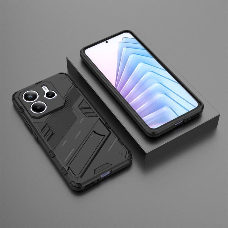 Coque Xiaomi Redmi Note 14 5G Support Amovible Deux Positions Mains Libres