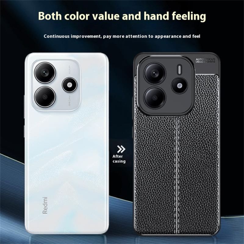 Coque Xiaomi Redmi Note 14 5G Texture Litchi