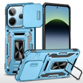 Coque Xiaomi Redmi Note 14 5G Ultra Résistante avec Support et Protecteur Objectif