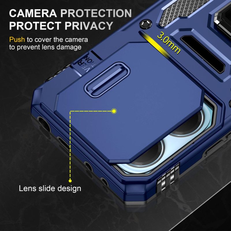 Coque Xiaomi Redmi Note 14 5G Ultra Résistante avec Support et Protecteur Objectif