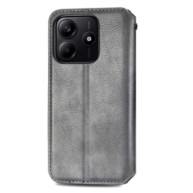 Flip Cover Xiaomi Redmi Note 14 5G Effet Cuir Vintage