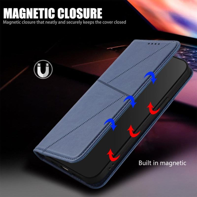 Flip Cover Xiaomi Redmi Note 14 5G / Poco M7 Pro 5G Lignes