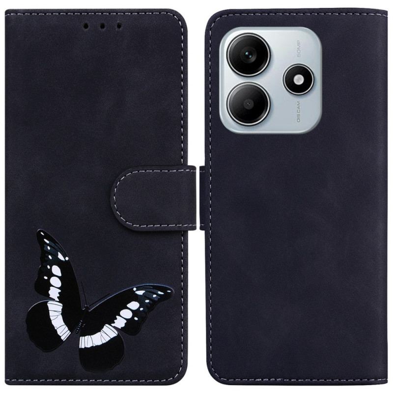 Housse Xiaomi Redmi Note 14 5G Effet Daim Papillon