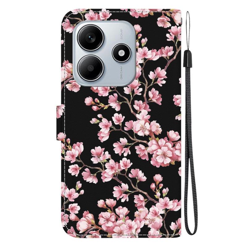 Housse Xiaomi Redmi Note 14 5G Fleurs de Prunier