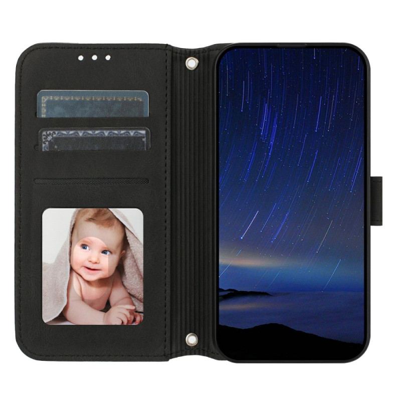 Housse Xiaomi Redmi Note 14 5G Motif Frise à Lanière