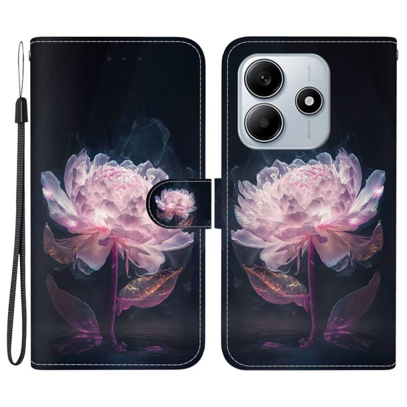 Housse Xiaomi Redmi Note 14 5G Pivoine Violette