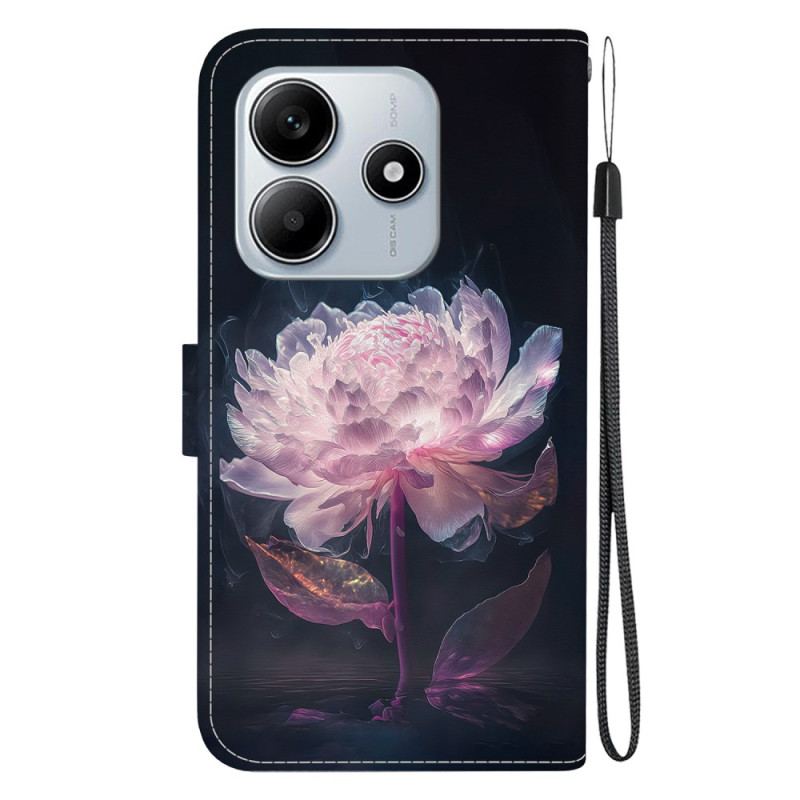 Housse Xiaomi Redmi Note 14 5G Pivoine Violette