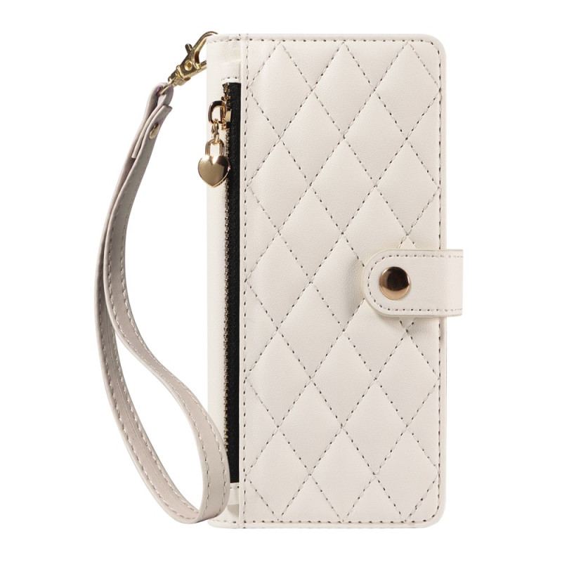 Housse Xiaomi Redmi Note 14 5G / Poco M7 Pro 5G Matelassée avec Sangles