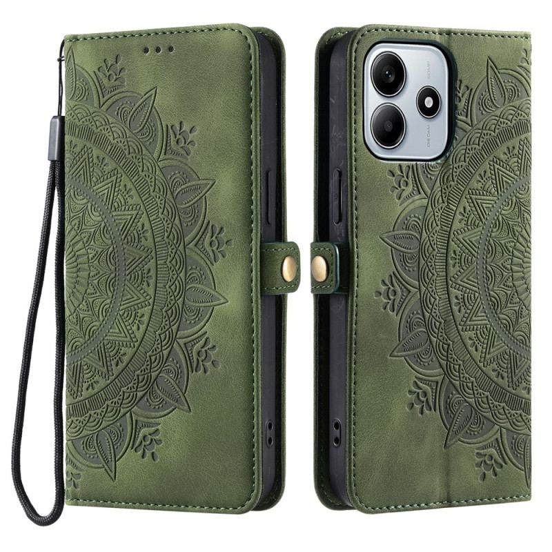 Housse Xiaomi Redmi Note 14 5G Portefeuille Mandala