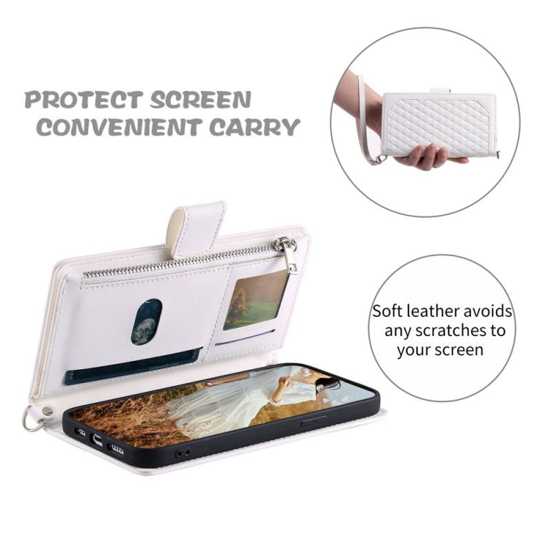 Housse Xiaomi Redmi Note 14 5G Portefeuille Matelassé