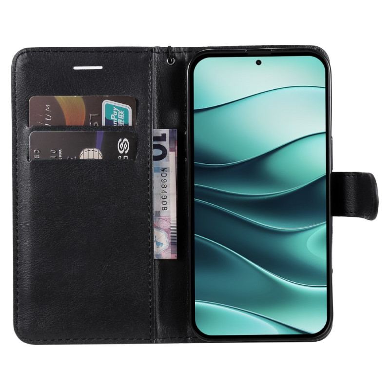 Housse Xiaomi Redmi Note 14 5G Simili Cuir à Lanière