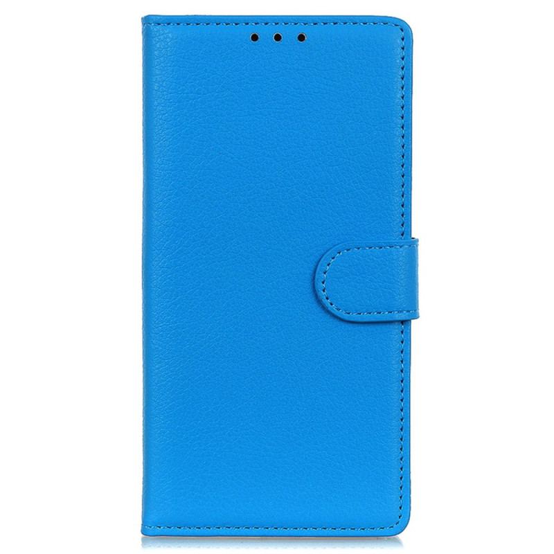Housse Xiaomi Redmi Note 14 5G Simili Cuir Litchi Traditionnel