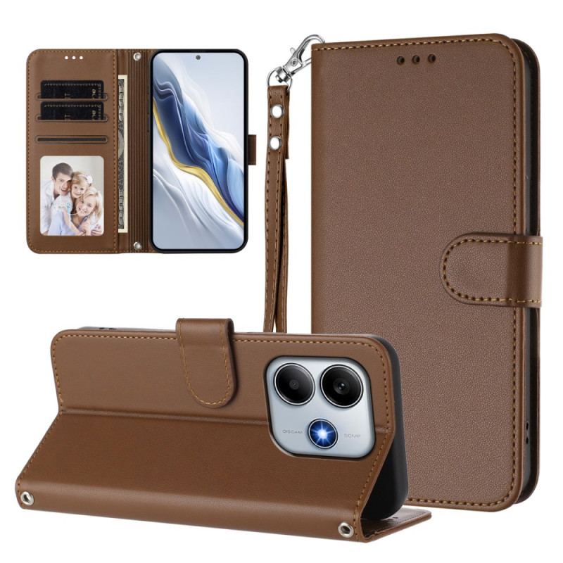 Housse Xiaomi Redmi Note 14 5G Unie avec Lanière