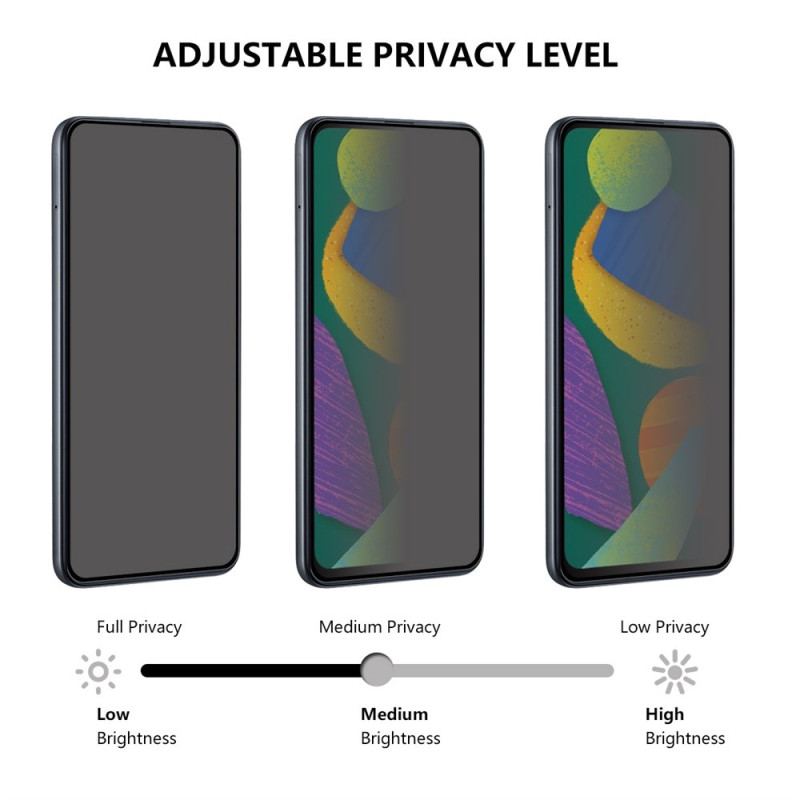 Protection en Verre Trempé Anti-Espion pour Écran Xiaomi Redmi Note 14 5G