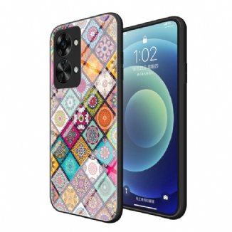 Coque OnePlus Nord 2T 5G Support Magnétique Patchwork