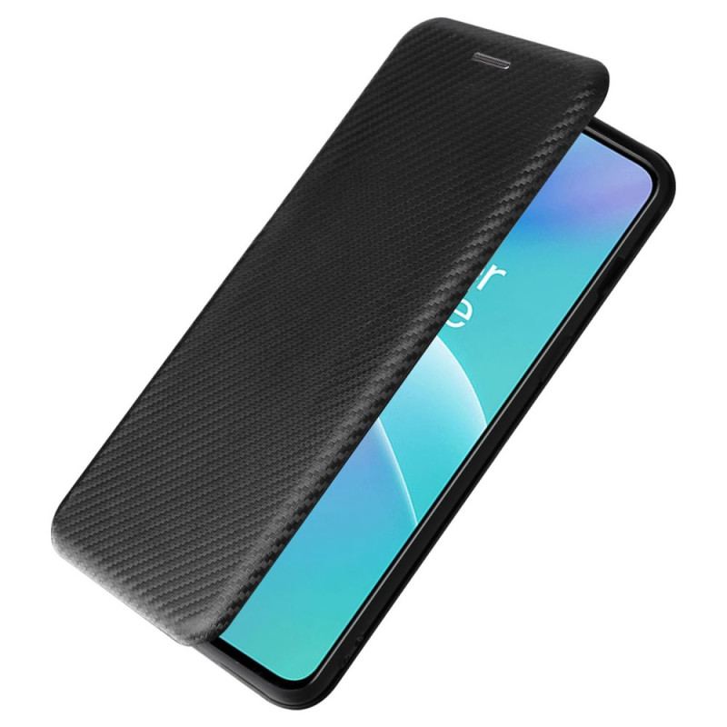 Flip Cover OnePlus Nord 2T 5G Fibre Carbone à Anneau