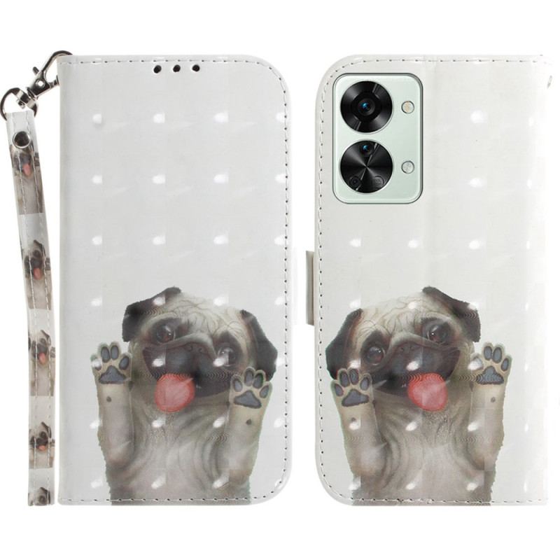 Housse OnePlus Nord 2T 5G Chien à Lanière
