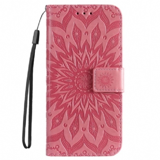 Housse OnePlus Nord 2T 5G Mandala avec Porte-Cartes à Lanière