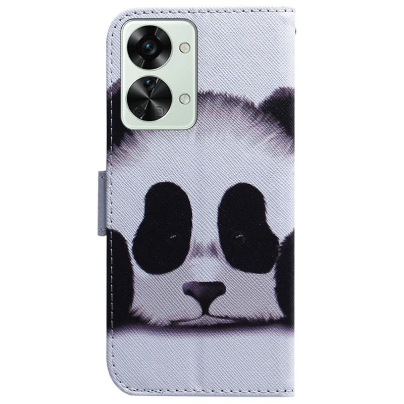 Housse OnePlus Nord 2T 5G Panda à Lanière