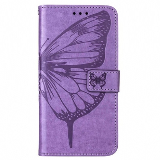 Housse OnePlus Nord 2T 5G Papillon Artistique à Lanière