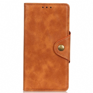 Housse OnePlus Nord 2T 5G Simili Cuir Bouton