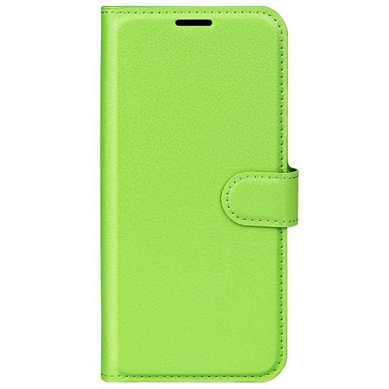 Housse OnePlus Nord 2T 5G Simili Cuir Litchi Classique