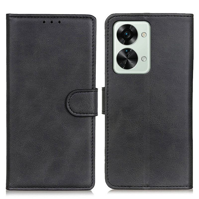 Housse OnePlus Nord 2T 5G Simili Cuir Mat