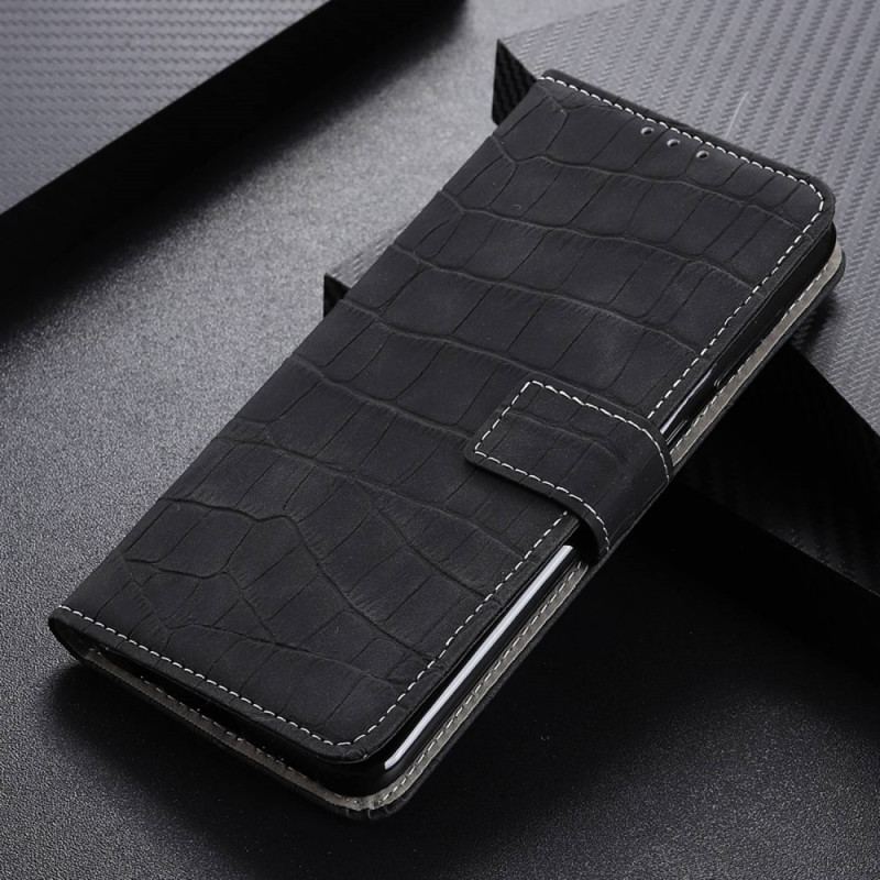 Housse OnePlus Nord 2T 5G Style Peau de Crocodile