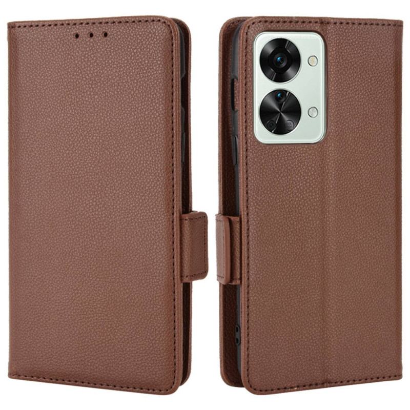 Housse OnePlus Nord 2T 5G Texture Litchi