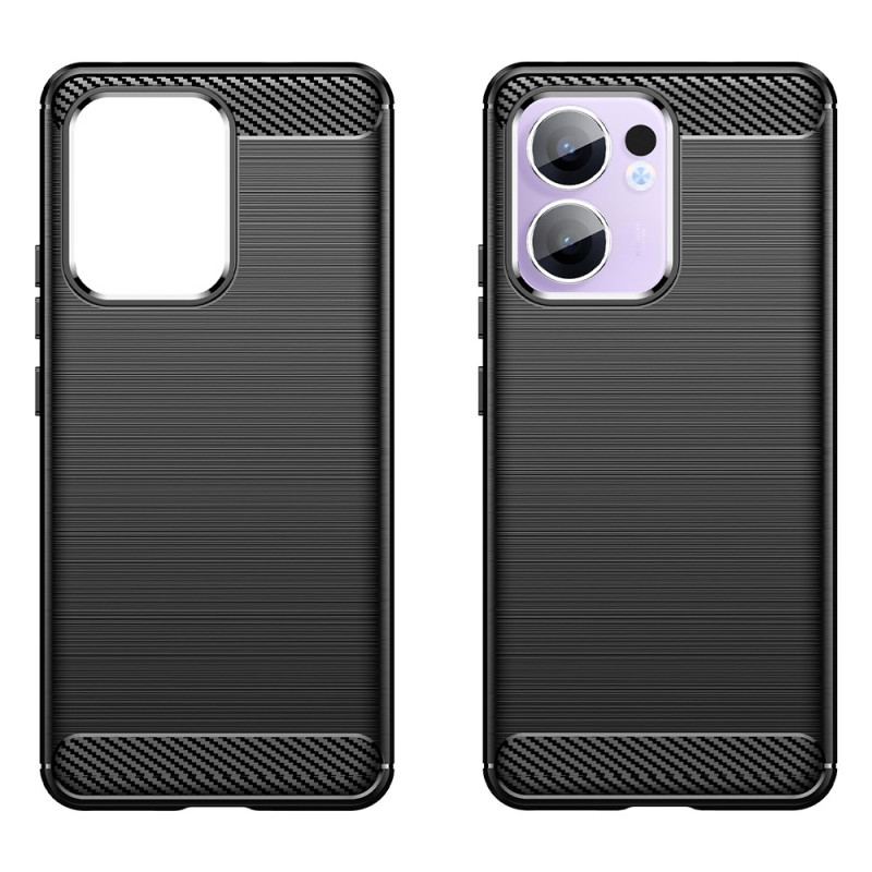 Coque Oppo Reno 13F 4G / 5G / FS 5G Fibre Carbone Brossée
