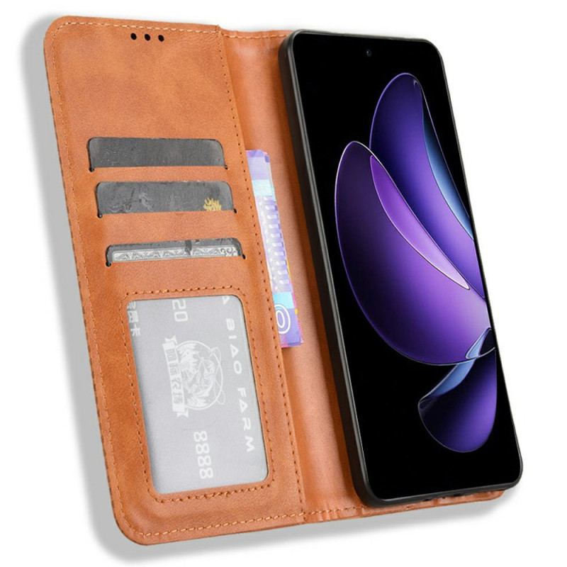 Flip Cover Oppo Reno 13F 4G / 5G / FS 5G Frise Vintage