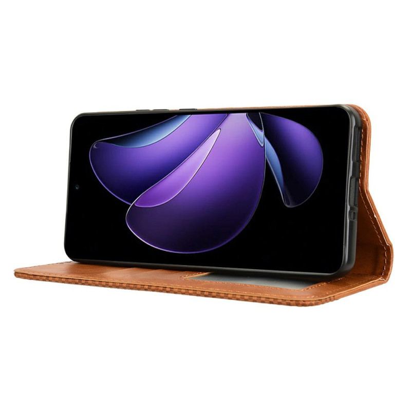 Flip Cover Oppo Reno 13F 4G / 5G / FS 5G Frise Vintage