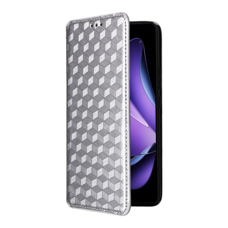 Flip Cover Oppo Reno 13F 4G / 5G / FS 5G Losanges 3D