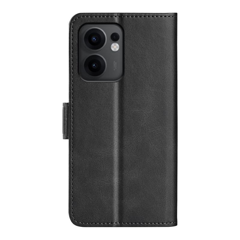 Housse Oppo Reno 13F 4G / 5G / FS 5G Double Fermoir
