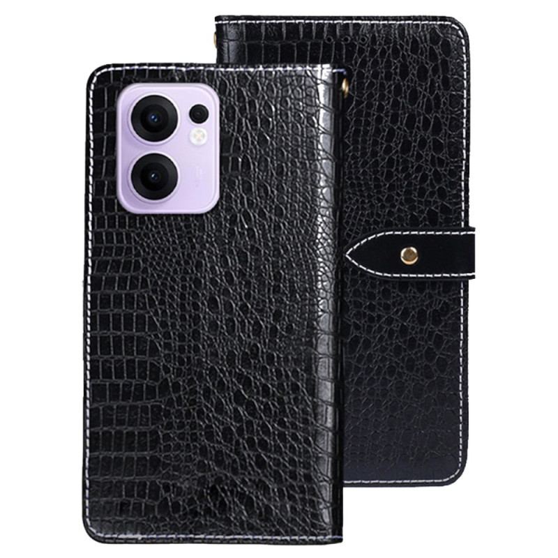 Housse Oppo Reno 13F 4G / 5G / FS 5G Effet Crocodile IDEWEI