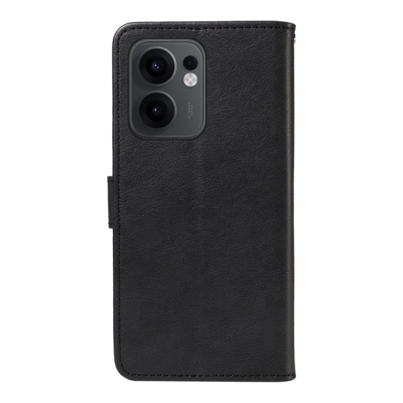 Housse Oppo Reno 13F 4G / 5G / FS 5G Simili Cuir Uni