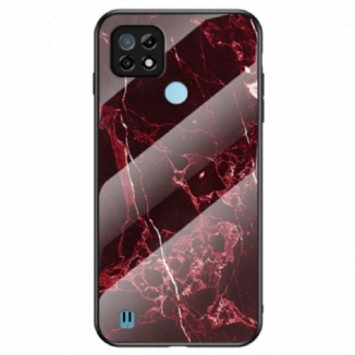Coque Realme C21 Verre Trempé Marble Colors