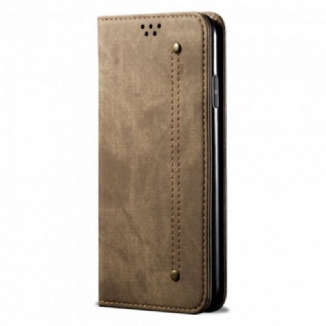 Flip Cover Realme C21 Simili Cuir Texture Jeans