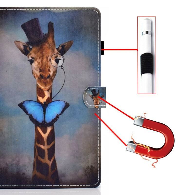 Housse iPad Air (2022) (2020) / Pro 11" Chic Girafe