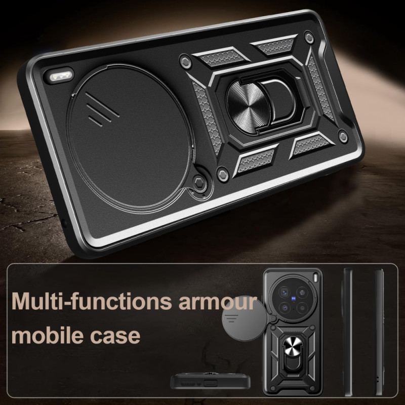 Coque Vivo X200 Pro Protection Caméra Coulissante et Support Intégré