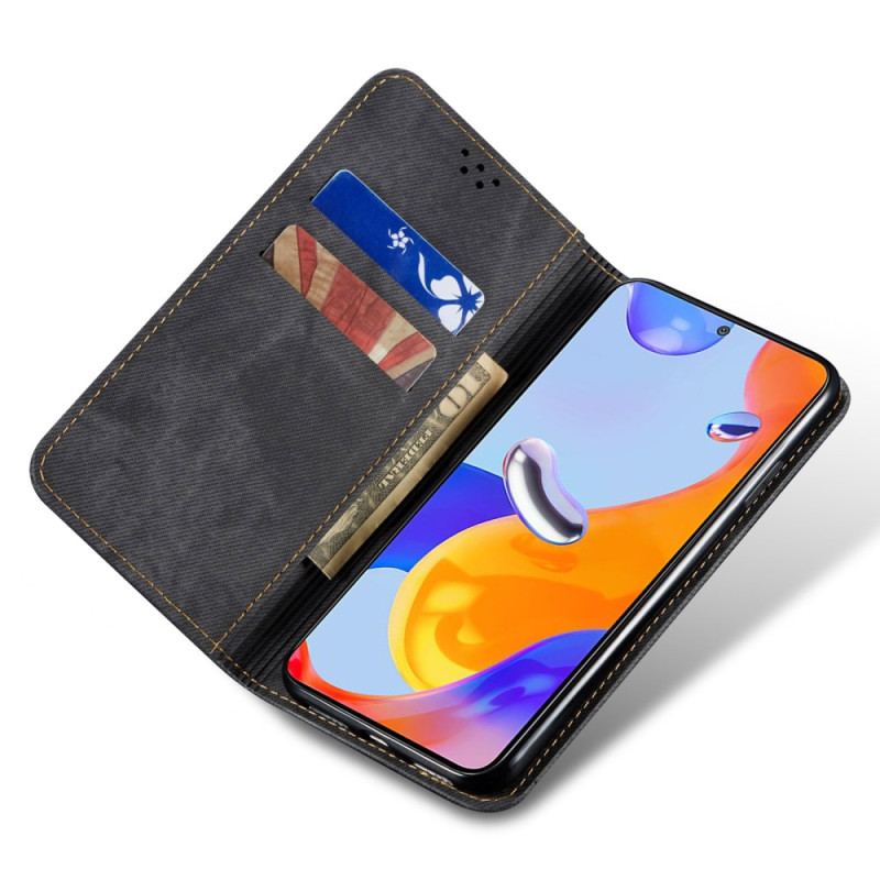 Flip Cover Vivo X200 Pro Texture Jeans