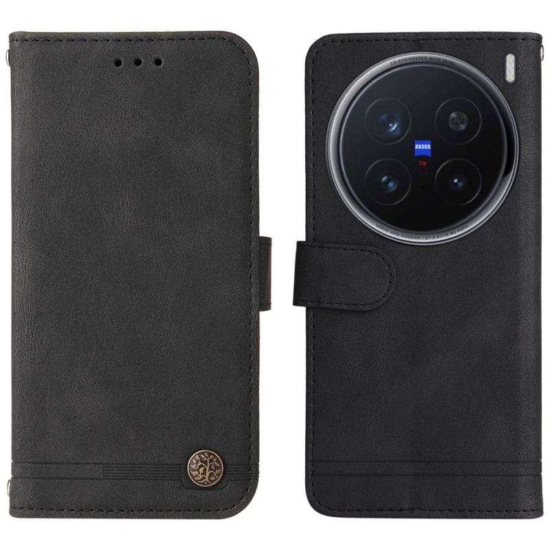 Housse Vivo X200 Pro Effet Daim Rivet Décoratif