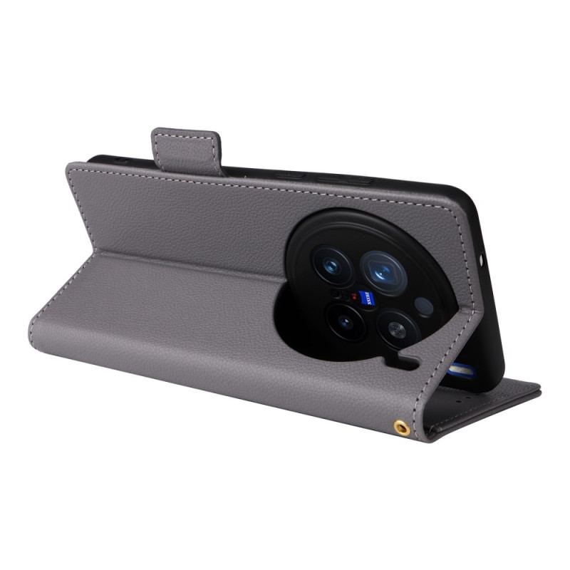 Housse Vivo X200 Pro Simili Cuir à Lanière