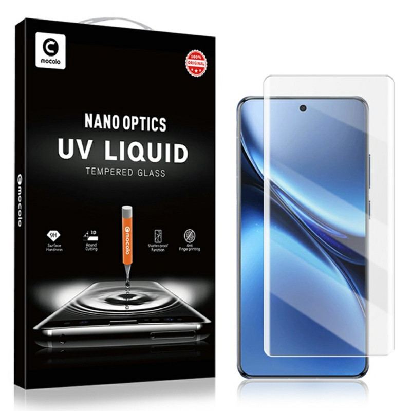 Protection en Verre Trempé Incurvée pour Écran Vivo X200 Pro