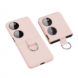 Coque Huawei P50 Pocket Anneau en Métal