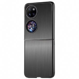 Coque Huawei P50 Pocket Effet Métal Brossé