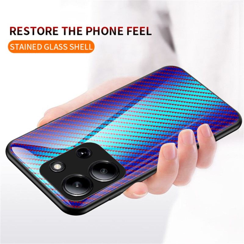 Coque Xiaomi Redmi 15C 5G / 4G / Poco C85 4G Verre Trempé Fibre Carbone