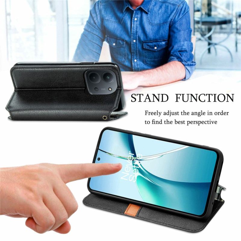 Flip Cover Xiaomi Redmi 15C 5G / 4G / Poco C85 4G Effet Daim Frise