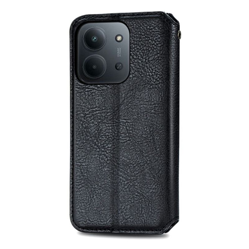 Flip Cover Xiaomi Redmi 15C 5G / 4G / Poco C85 4G Effet Daim Frise