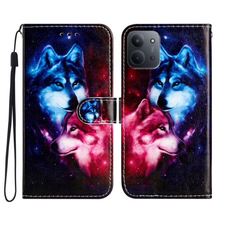 Housse Xiaomi Redmi 15C 4G / 5G / Poco C85 Deux Loups